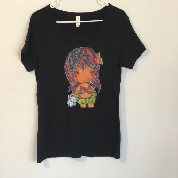 Bella Canvas Tops - Bella Canvas Hawaiian Doll Top SZ 2XL